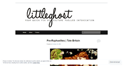 Desktop Screenshot of littleghostweb.wordpress.com