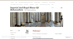 Desktop Screenshot of houseofhohenzollern.wordpress.com