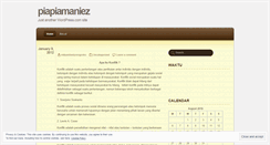 Desktop Screenshot of piapiamaniez.wordpress.com