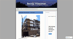 Desktop Screenshot of bechayv.wordpress.com