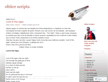 Tablet Screenshot of obiterscripta.wordpress.com