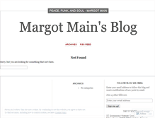 Tablet Screenshot of margotmain.wordpress.com