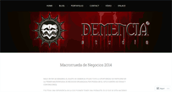 Desktop Screenshot of demenciastudio.wordpress.com