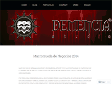 Tablet Screenshot of demenciastudio.wordpress.com