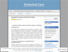 Tablet Screenshot of esclavitudcero.wordpress.com