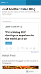 Mobile Screenshot of anotherpaleoblog.wordpress.com