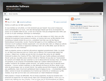 Tablet Screenshot of mamahuhusoftware.wordpress.com