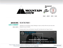 Tablet Screenshot of mountaincrewsnow.wordpress.com