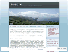 Tablet Screenshot of graceunbound.wordpress.com