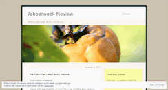 Desktop Screenshot of jabberwockreview.wordpress.com