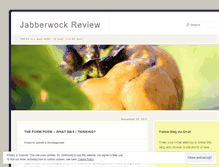 Tablet Screenshot of jabberwockreview.wordpress.com