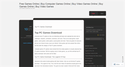 Desktop Screenshot of buypcgameonlines.wordpress.com