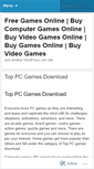 Mobile Screenshot of buypcgameonlines.wordpress.com