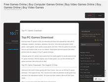 Tablet Screenshot of buypcgameonlines.wordpress.com