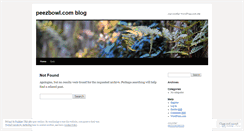 Desktop Screenshot of peezbowl.wordpress.com