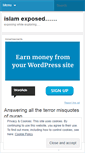 Mobile Screenshot of islaamexposed.wordpress.com