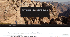 Desktop Screenshot of feynanecolodge.wordpress.com