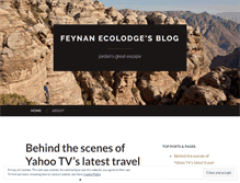 Tablet Screenshot of feynanecolodge.wordpress.com