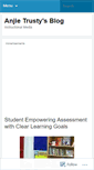 Mobile Screenshot of anjietrusty.wordpress.com