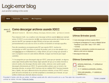 Tablet Screenshot of logicerror.wordpress.com