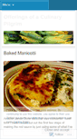 Mobile Screenshot of culinarypilgrim.wordpress.com