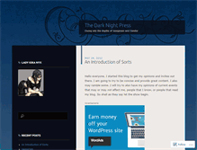 Tablet Screenshot of darknightpress.wordpress.com