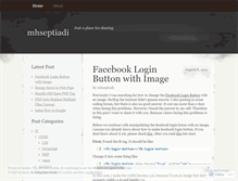 Tablet Screenshot of mhseptiadi.wordpress.com