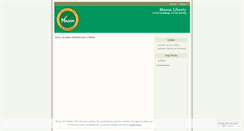 Desktop Screenshot of masonliberty.wordpress.com