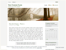 Tablet Screenshot of fisherfarm.wordpress.com