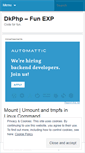 Mobile Screenshot of dkphp.wordpress.com
