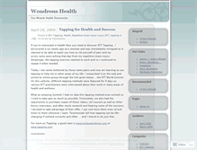 Tablet Screenshot of healthfortwo.wordpress.com