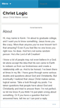 Mobile Screenshot of christlogic.wordpress.com