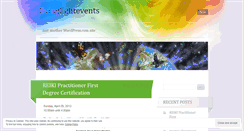 Desktop Screenshot of livinglightevents.wordpress.com