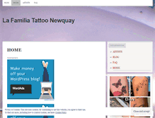 Tablet Screenshot of lafamiliatattoo.wordpress.com