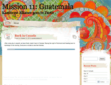 Tablet Screenshot of guatemalateam11.wordpress.com