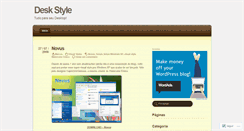 Desktop Screenshot of deskstyle.wordpress.com