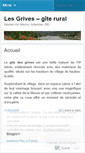 Mobile Screenshot of lesgrives.wordpress.com