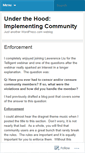 Mobile Screenshot of communityhood.wordpress.com