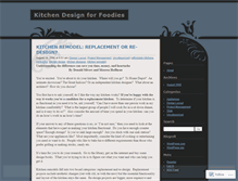 Tablet Screenshot of kitchenguru.wordpress.com