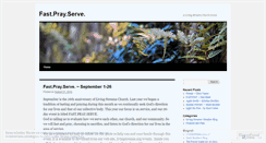 Desktop Screenshot of fastprayserve.wordpress.com