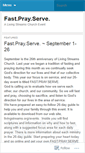 Mobile Screenshot of fastprayserve.wordpress.com