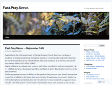 Tablet Screenshot of fastprayserve.wordpress.com