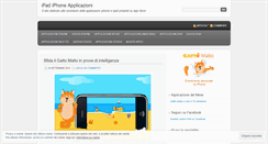 Desktop Screenshot of iphoneipadapplicazioni.wordpress.com