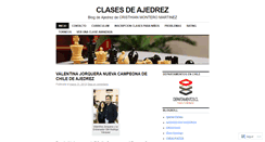 Desktop Screenshot of clasesdeajedrez.wordpress.com