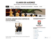 Tablet Screenshot of clasesdeajedrez.wordpress.com