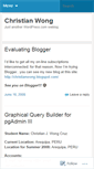 Mobile Screenshot of christianwong.wordpress.com