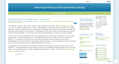 Desktop Screenshot of abouthypnotherapy.wordpress.com