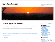 Tablet Screenshot of indyrealestateinvestor.wordpress.com
