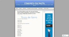 Desktop Screenshot of comunicaempauta.wordpress.com