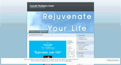 Desktop Screenshot of meditationdunedin.wordpress.com